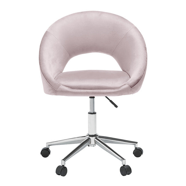 Skylar Luxury Velvet Cushioned Office Chair