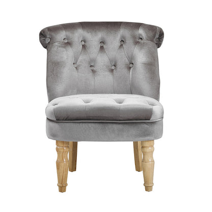 Charlotte Velvet Chair Available in Mustard, Teal, Blue, Beige, Silver