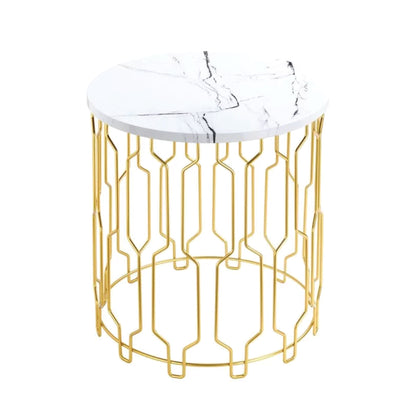 Grace Gloss Marble End Table