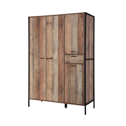 Hoxton Distressed Oak Effect Bed & Bedroom Furniture