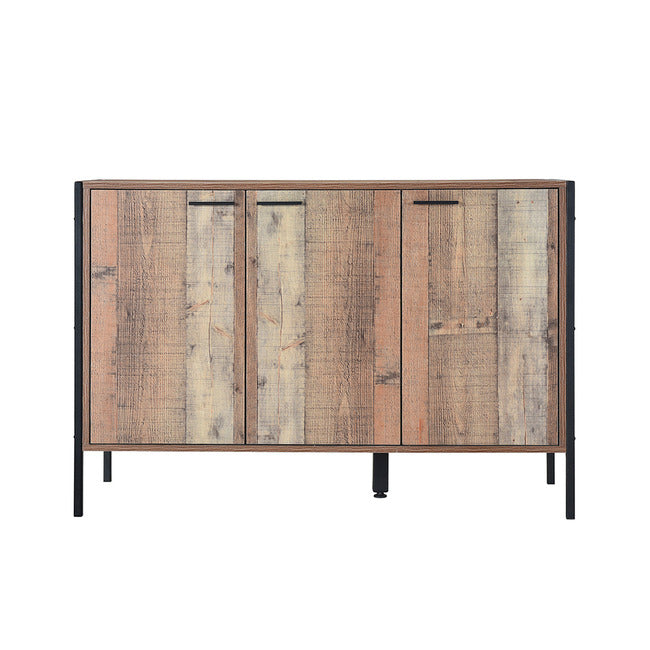 Hoxton Distressed Oak Effect Contemporary Industrial Living Room Furniture