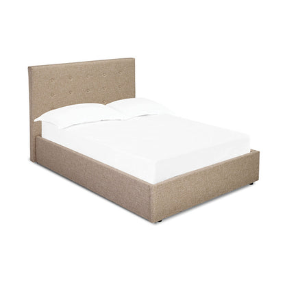 Lucca Gas lift Ottoman Storage Bed Available in Grey or Beige in All Sizes