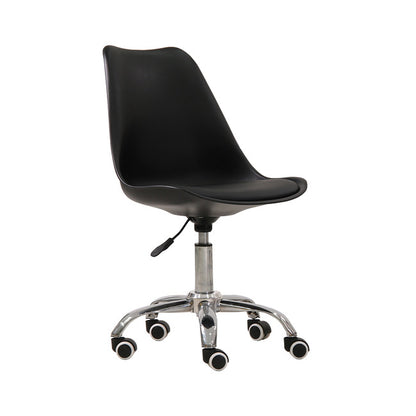 Orsen Swivel Home Office Chair With Adjustable Chrome Base