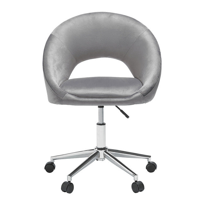 Skylar Luxury Velvet Cushioned Office Chair