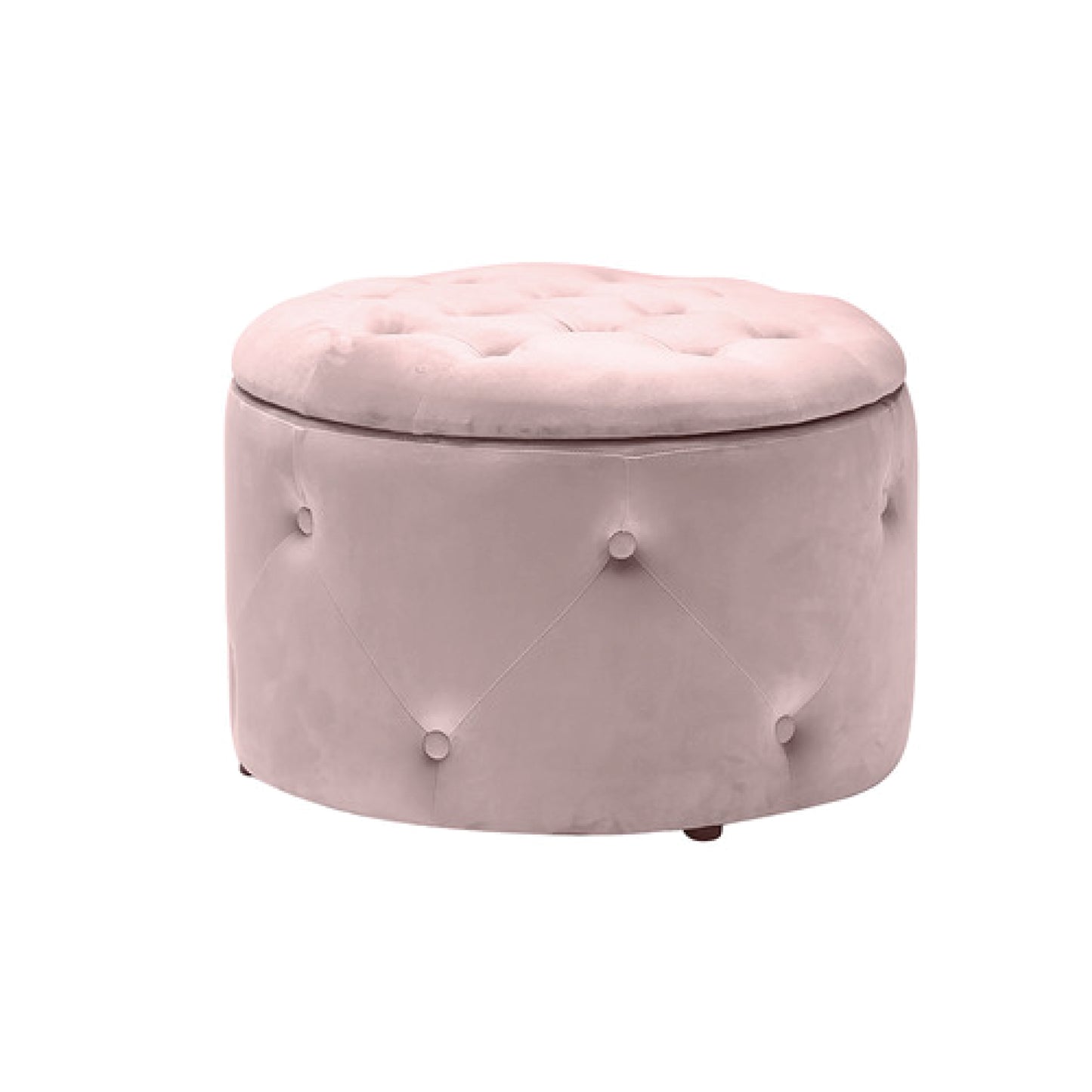 Cleo Storage Pouffe Available in Charcoal or Pink