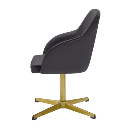 Felix Office Chair With Gold Legs Available In 3 Colours