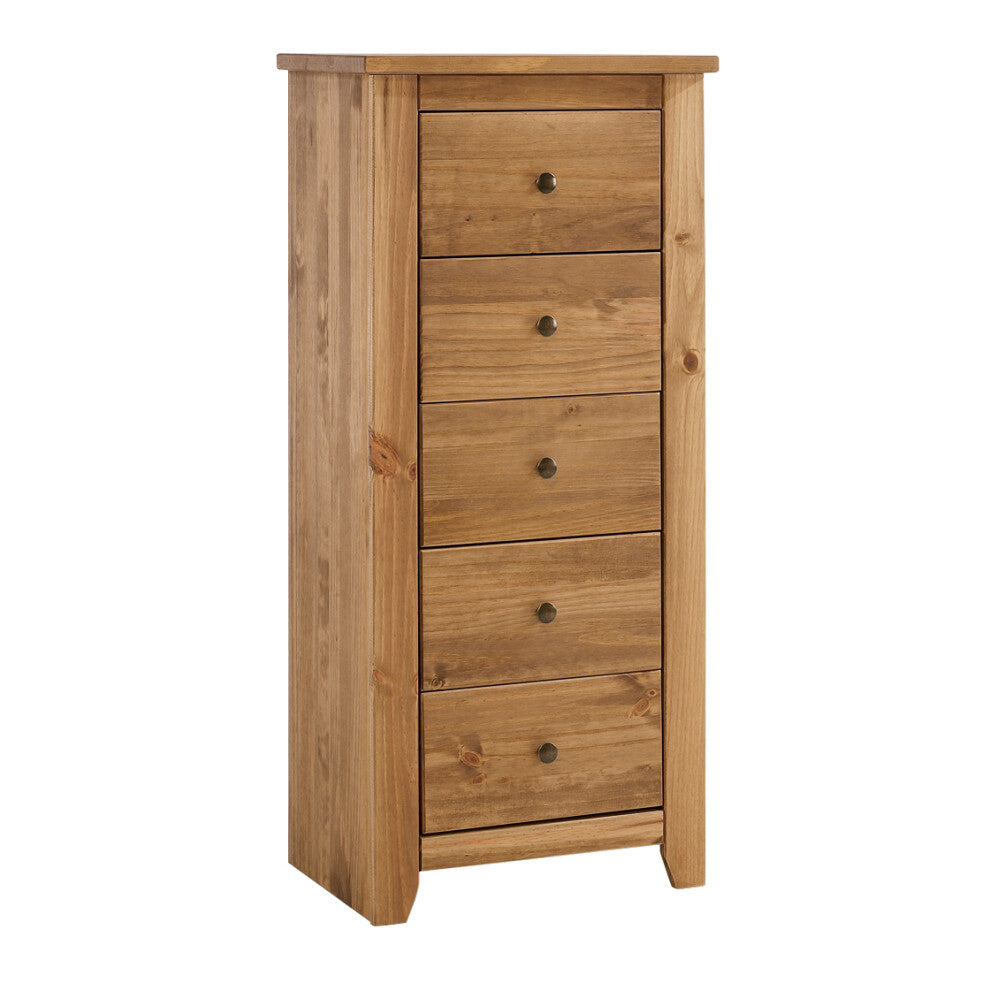 Havana Pine 5 Drawers Chest (1 Pack)