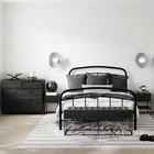 Edison Matte Black Chest - Industrial Style with Reeded Glass & Metal Frame - Image 6