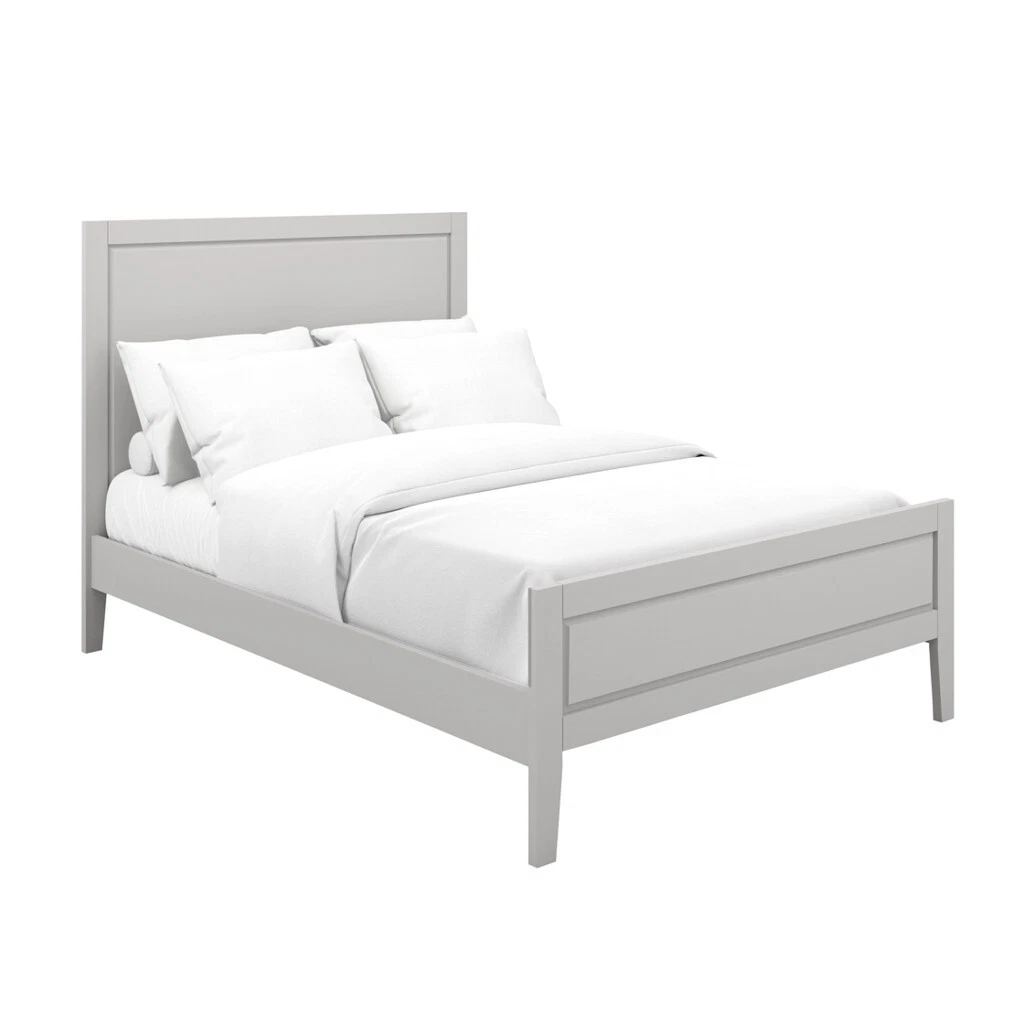 Bay Cement Grey King Size Bed - Minimalist Shaker Style with Sturdy (2 Packs)