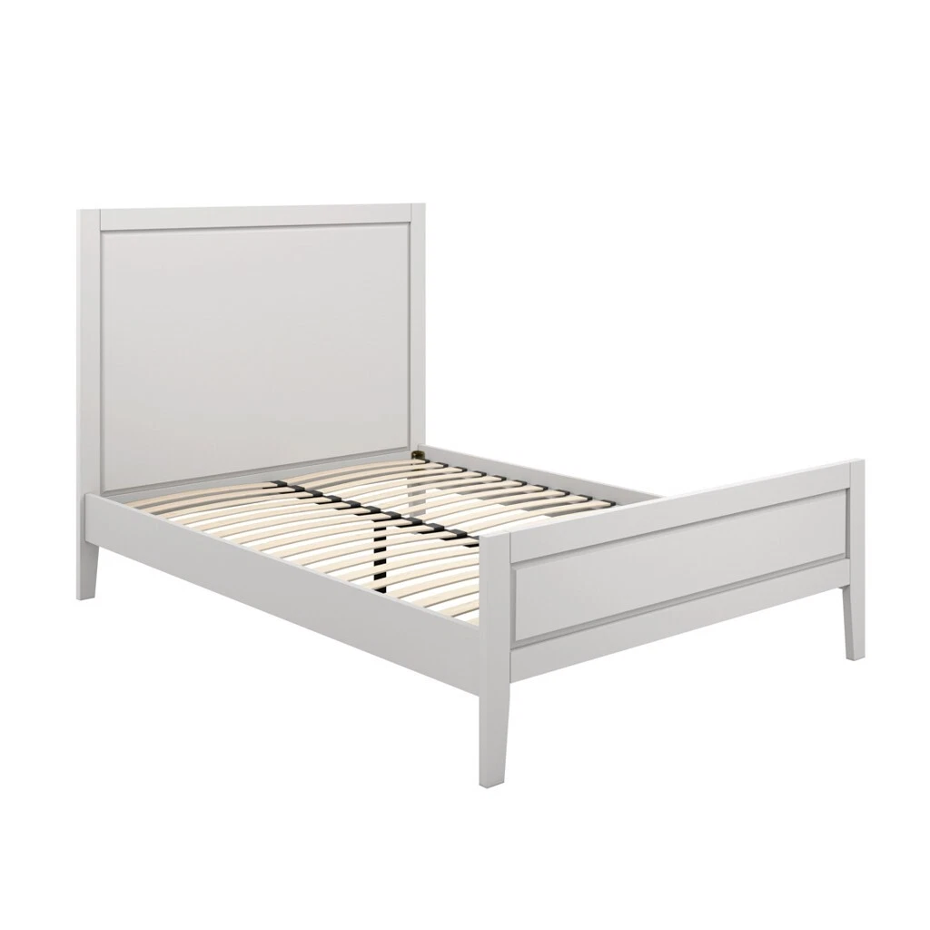 Bay Cement Grey King Size Bed - Minimalist Shaker Style with Sturdy (2 Packs) - Image 3